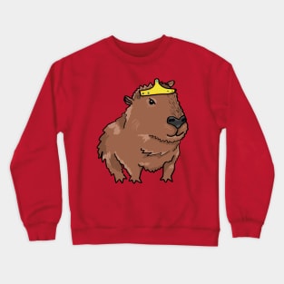 Little Miss Princess Capybara Crewneck Sweatshirt